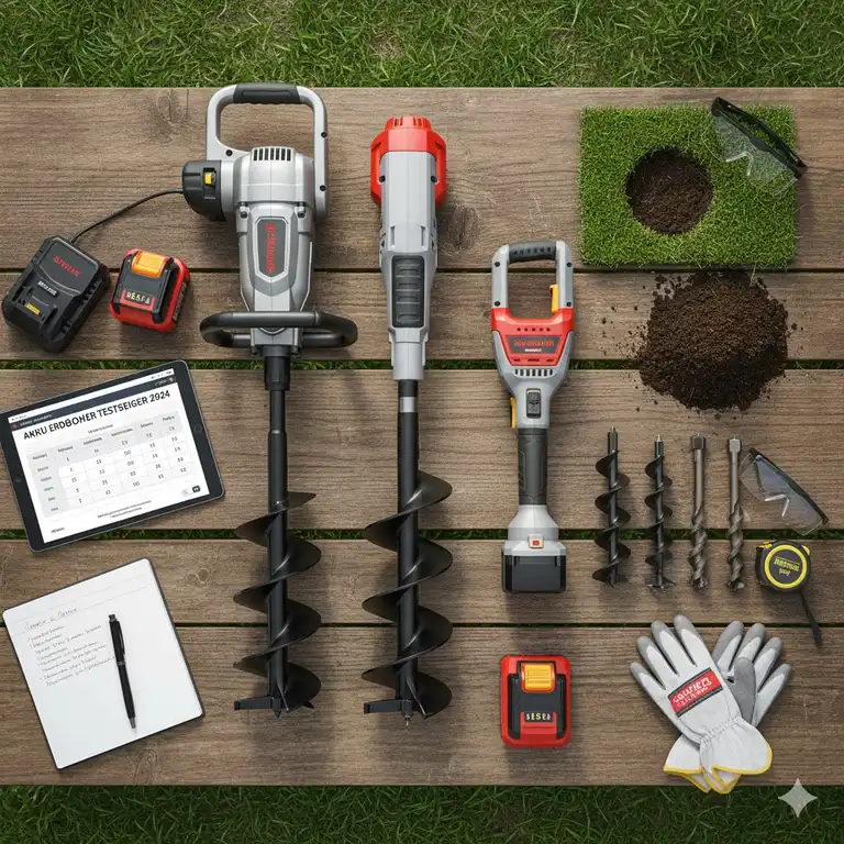 Akku Erdbohrer Test 2025: Die 7 besten Modelle im Expertenvergleich