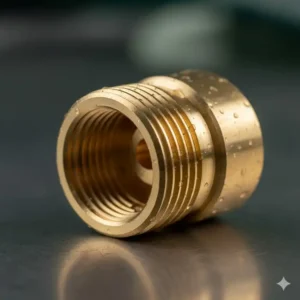 Hochwertiges Produkt: Die schlauchkupplung metall stabil aus massivem Messing ist korrosionsfrei.
