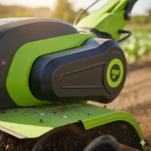 Leistungsstarker und kompakter Motor der Motorhacke klein für Garten.