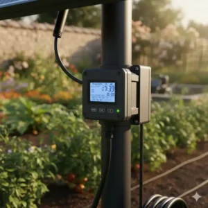 Digitale Steuerungseinheit der automatische gartenbewässerung solar zur Programmierung