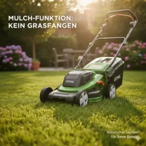 Mulchfunktion des Akku Rasenmäher Test 2025 zur natürlichen Düngung und Zeitersparnis