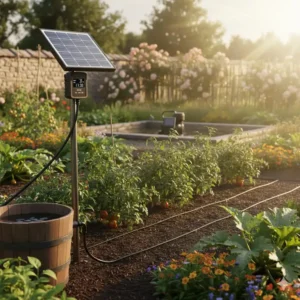 Automatische gartenbewässerung solar Pumpe, um Wasser zu den Pflanzen zu leiten