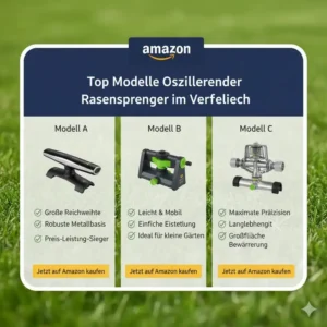Vergleich der Top-Modelle der oszillierender rasensprenger amazon Bestseller.