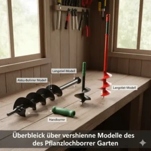 Überblick über verschiedene Modelle des Pflanzlochbohrer Garten