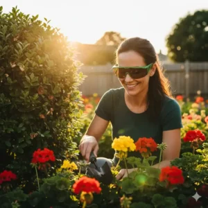 UV-Schutz-Schutzbrille Gartenarbeit, schützt die Augen bei direkter Sonneneinstrahlung.
