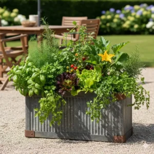 Praktischer pflanzkübel garten groß zur Nutzung als Hochbeet für Gemüse.