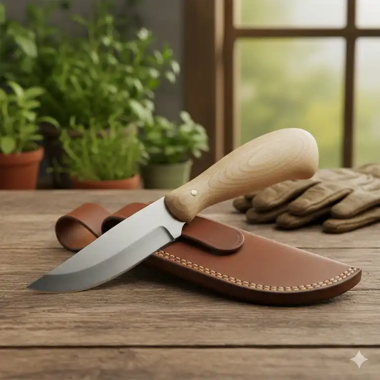 7 Beste Gartenmesser mit Holzgriff und Scheide: Rustikale Eleganz & Power