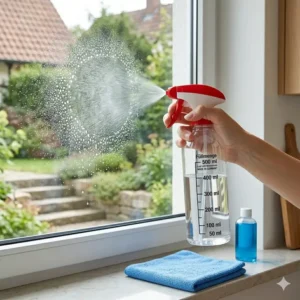 Effektive Haushaltsreinigung mit der sprühflasche leer 500ml mit messskala.