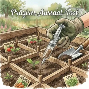 A companion planting chart illustrates how to arrange plants with a pflanzhilfe für hochbeet und gemüse.