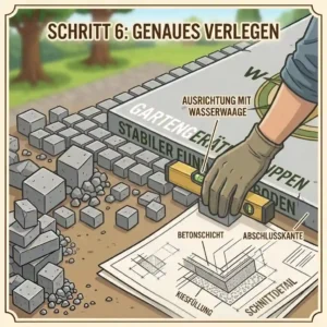 Sichere Verankerung von gartengeräte schuppen mit fundament boden.